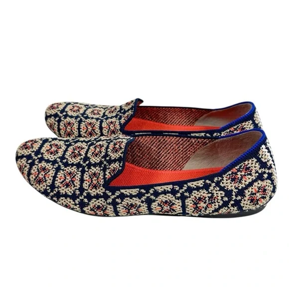 ROTHY’S The Loafer in Retired Sapphire Mosaic Women’s 8.5 - Picture 9 of 11